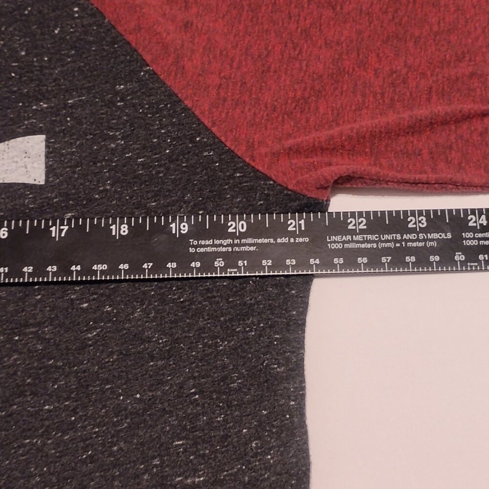 Coca-Cola Distressed 3/4 Sleeve Raglan Baseball Tee - L - Picture 5 of 6